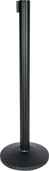 Neu - Showtec 2m einstellbare Crowd Barrier PRO - Schwarz