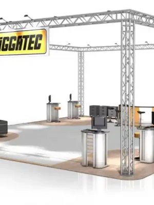Ausverkauf | Messestand FD 34 - 12 x 10 x 4,5 m (LxBxH) - 120 m²