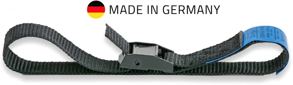 Adam Hall Accessories SZK 254 - Zurrgurt mit Klemmverschluss 25 mm, 4 m Länge - Schneller Versand
