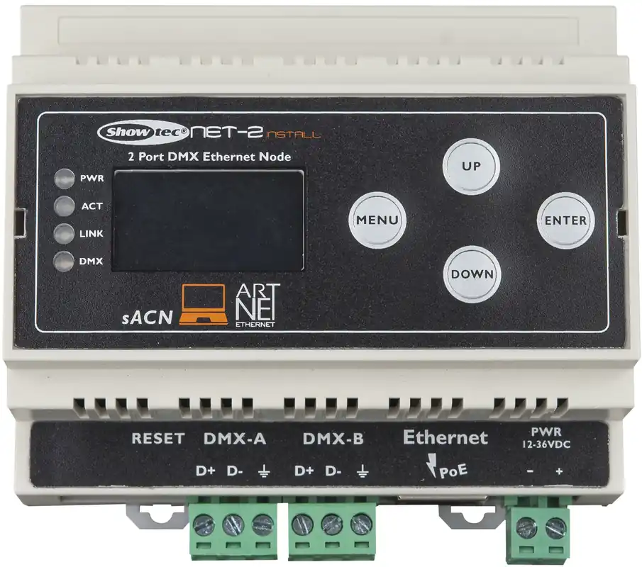 SHOWTEC NET-2 Installation auf DIN-Schiene | Sparangebot