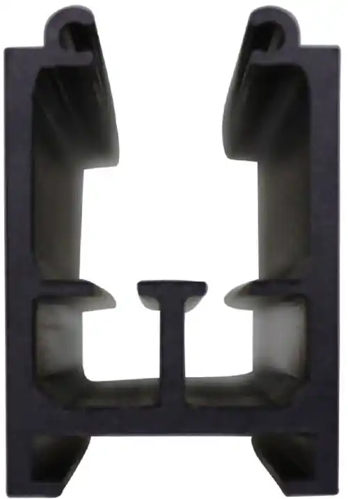 Riggatec Vorhangschiene Basic schwarz 5m | Markenqualität