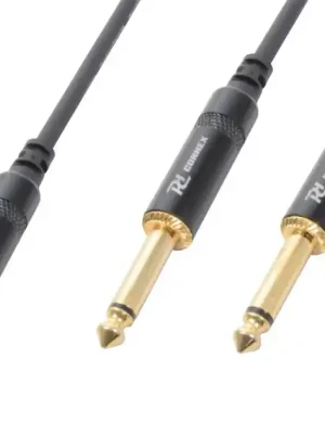 PD-Connex CX76-09 Kabel 6,3 Stereo – 2x6,3 Mono 0,9 m | Reduziert