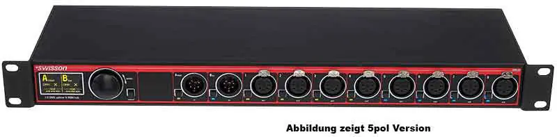 Preisnachlass - Swisson XPD-28-8R (Rack), RDM-DMX-Splitter