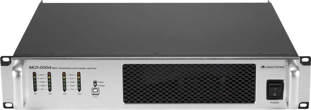 Expresslieferung | OMNITRONIC MCD-2004 MK2 4-Kanal-Installationsendstufe -B-Stock-