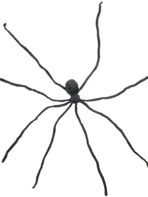 Geprüfte Qualität | EUROPALMS Halloween Riesenspinne, schwarz, 230cm
