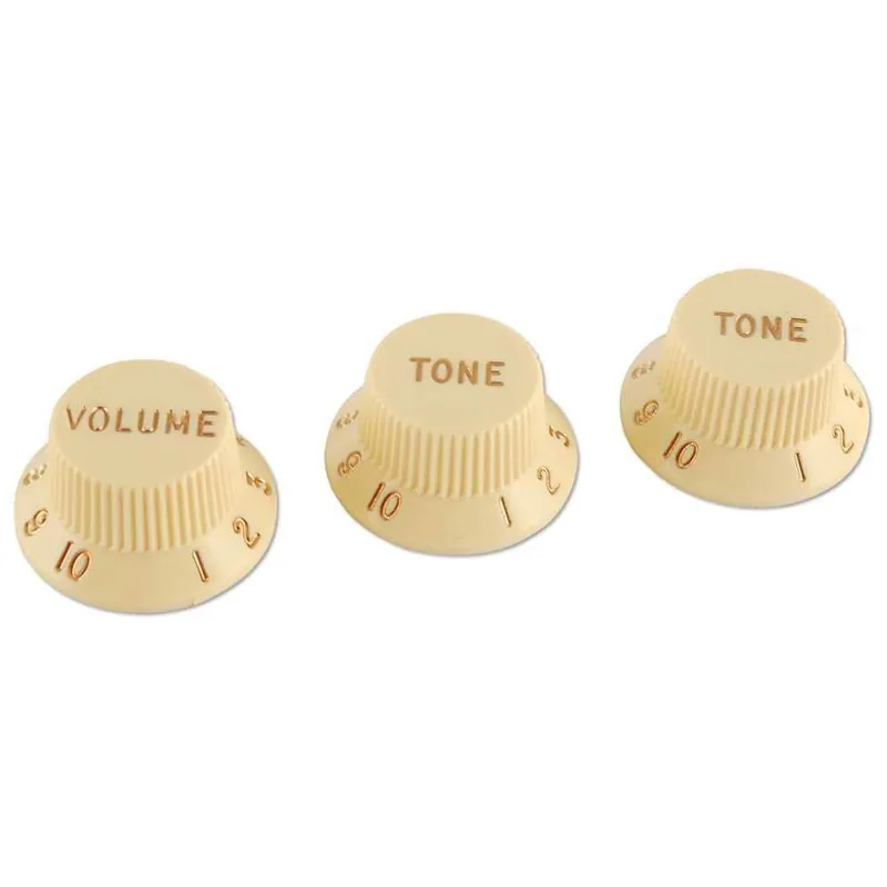 Neu - Fender Knobs Stratocaster Aged White