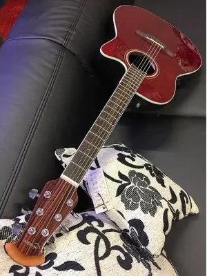 OVATION CS24-RR-G Celebrity Standard Mid Roundback Elektro-Akustik-Gitarre, ruby red /AL - Qualitätsprodukt