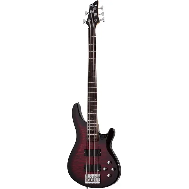 Top-Angebot - SCHECTER C-5 Plus STCB 5-saitiger E-Bass, see-thru cherry burst