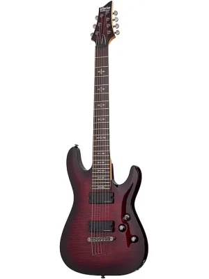 SCHECTER Demon 7 CRB E-Gitarre, crimson red burst | Letzte Stücke