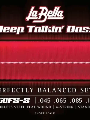 LA BELLA Bass 760FS-S Flat Short Deep Tal. 045-105 Saiten für E-Bass (Shortscale, Deep Talkin Bass) | Top-Qualität