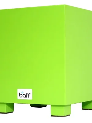 BAFF Kids Musikhocker 30 GN Musikmöbel/Cajon inkl. App Download, grün (215) | Premium-Qualität