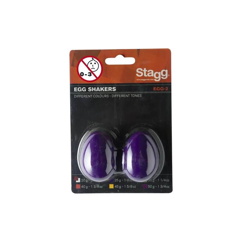 Stagg Egg Shaker 2er Pack violett | Neue Ware