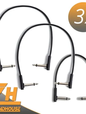 Rockboard 3 x Flat Patch Cable 20+30+30 cm - Patchkabel-Set | Preisnachlass