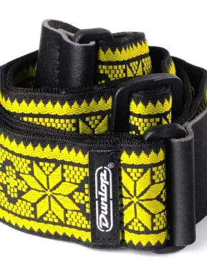 Schnäppchen | Dunlop Jacquard Strap Fillmore Yellow