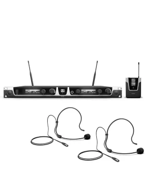 Jetzt zugreifen | LD Systems U508 BPH 2 Funkmikrofon System mit 2 x Bodypack und 2 x Headset
