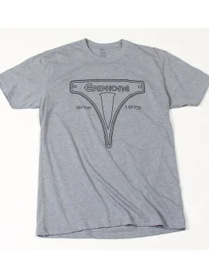 Begrenzte Stückzahl | Epiphone T-shirt Epiphone Badge Gray L