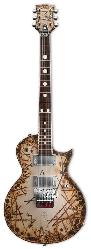 ESP E-II RZK-II BURNT Richard Z. Kruspe Signature Gitarre - Schnäppchen