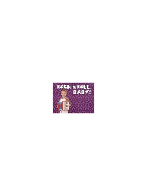 Top-Preis - Cartoonkaufhaus Postkarte RocknRollBaby