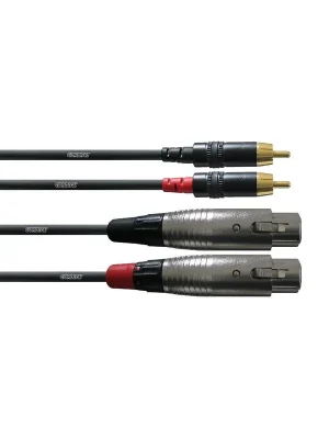 Cordial CFU 3 FC XLR - Cinch Kabel 3m - Angebot