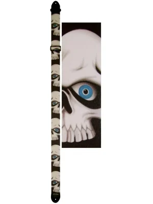 Perris Leathers Gurt Guitar Polyester Skull LPCP-41 - Nur noch heute