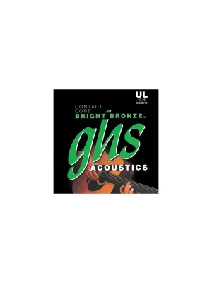 GHS Contact Core Bright Bronze - Acoustic Set, Ultra Light, .010-.046 - Nicht verpassen
