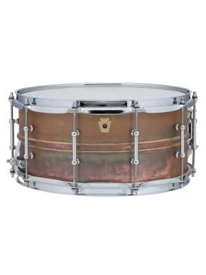 Extra-Rabatt | Ludwig 14" x 6,5" Copper Phonic Patina Shell Snare mit Tube Lugs