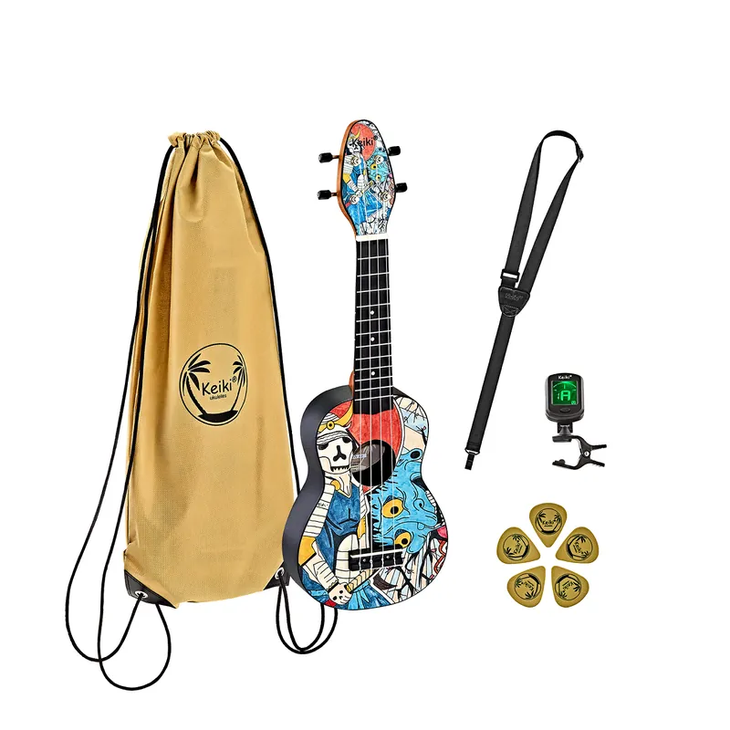 Preis gesenkt - Ortega Keiki K2-SR Ukulelen Set "Samurai"