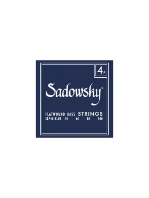 Sonderaktion | Sadowsky Blue Label Bass String Set, Stainless Steel, Flatwound - 4-String, 040-100