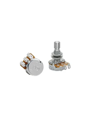 Alpha small 25K audio potentiometer, 16mm. 10mm. bushing, M7x0,75 thread - Sonderpreis