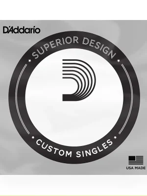 D‘addario FT044 Semi-Flat Einzelsaite für Akustikgitarre, Phosphorbronze, .044 | Profi-Qualität