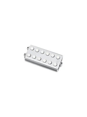 Nur solange der Vorrat reicht | MEC Passive MM-Style Bass Pickup, Metal Cover, 6-String, Neck - Chrome