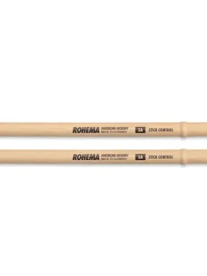 Premium - Rohema 5A Stick Control Amerikanisches Hickory, Lackiert, Eichel Tip, 405 x 14,3mm