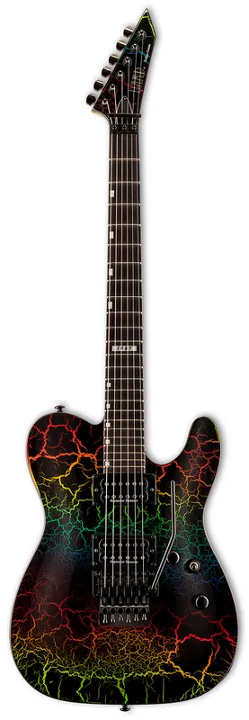 Premium | ESP LTD Eclipse ‘87 Rainbow Crackle