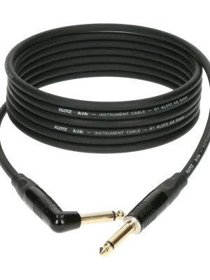 Klotz KiK Pro Kabel, gerade/gewinkelt, vergoldet - 3m - Bestseller