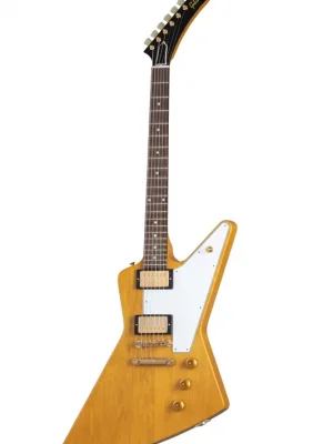Nur diese Woche - Gibson 1958 Korina Explorer Reissue (White Pickguard)