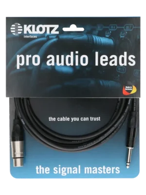 Klotz Pro Analog Audio Kabel - 3 m - Nur wenige verfügbar