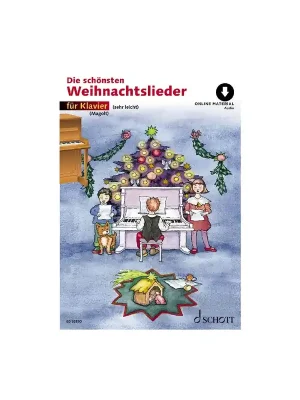 Sofort lieferbar | Schott Die schönsten Weihnachtslieder für Klavier + Online Material
