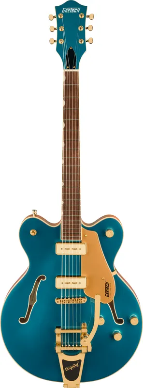 Gretsch Electromatic™ Pristine LTD Center Block Double-Cut with Bigsby®, Laurel Fingerboard, Petrol - Sonderpreis