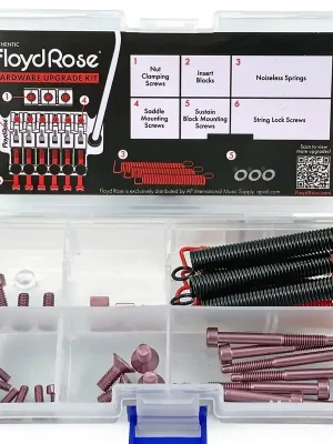 Aktion - Floyd Rose FRUK1-SS-PK - Color Stainless Steel Hardware Upgrade Kit, Pink