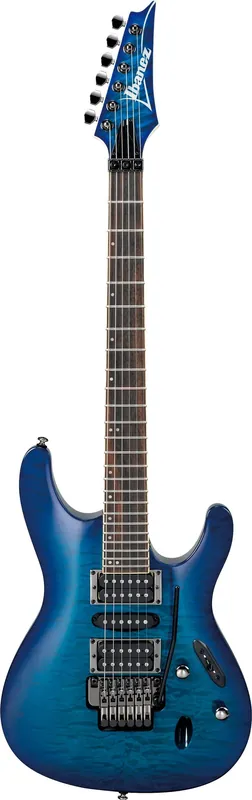 Extra sparen | Ibanez S670QM-SPB E-Gitarre in Sapphire Blue Burst (Versandrückläufer)