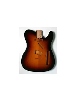 Göldo Music BTDLX Body für Telecaster, US-Erle, Double-Binding, 3-Tone-Sunburst | Sehr beliebt