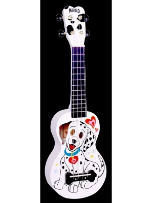 Mahalo Mahalo Art Series Ukelele "Dalmatian" - Weiß - Nur noch wenige