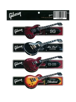 Sehr gefragt - Gibson Gibson Sticker Pack