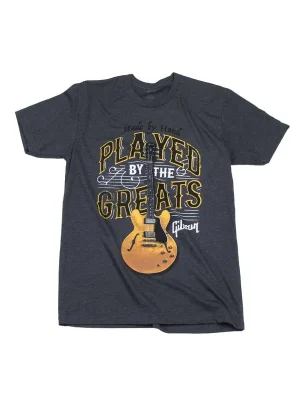 Preisnachlass - Gibson T-shirt Played By The Greats Charcoal XL