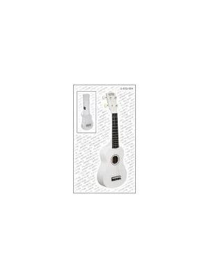 Mahalo Sopran Ukulele mit Tasche in Weiss - Online bestellbar