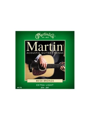 Direkt ab Werk | Martin Guitars M-170 80/20 Bronze Satz 010"-047" - Extra Light 3 Pack