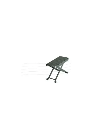 Begrenztes Angebot | K&M RUKA Aluminium Gitarrenfußbank 37700 - Schwarz