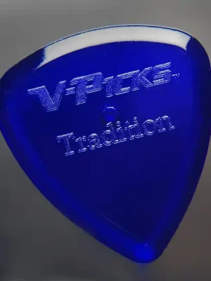 Hohe Qualität - V-picks Tradition Pick sapphire blue