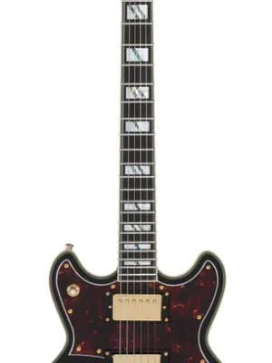 D‘angelico Deluxe Brighton Solid Black - Hochwertig