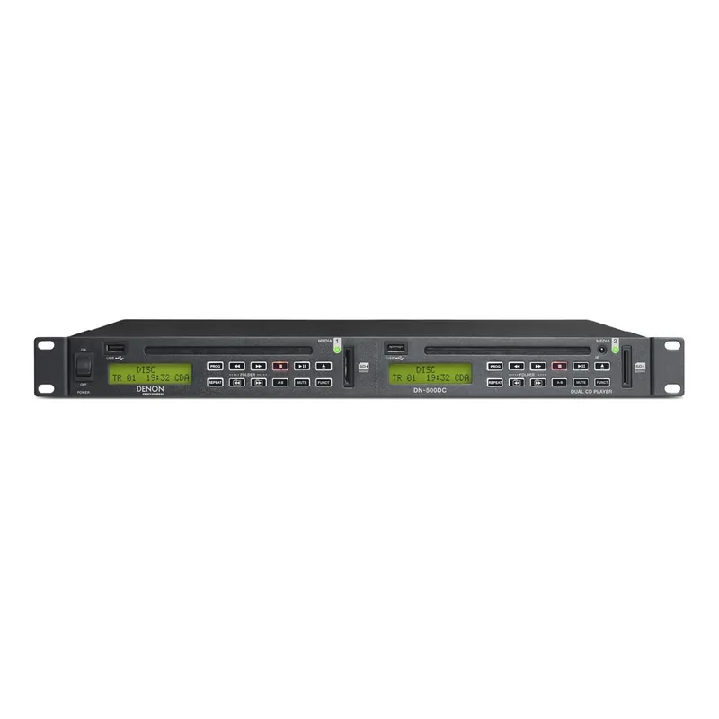 Denon DN-500DC Dual CD/Media Player with USB/SD Inputs and RS-232c - Abverkauf